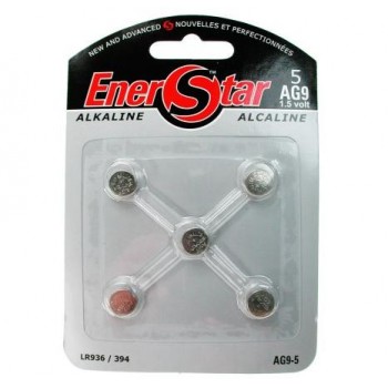 Batteries alcalines AG9 - Paquet de 5