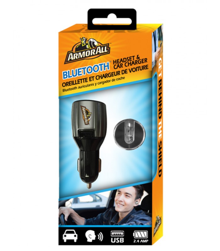 Chargeur de voiture avec écouteur Bluetooth de Armor All