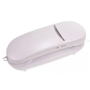 Slim Design Phone with flashing ringer light - White