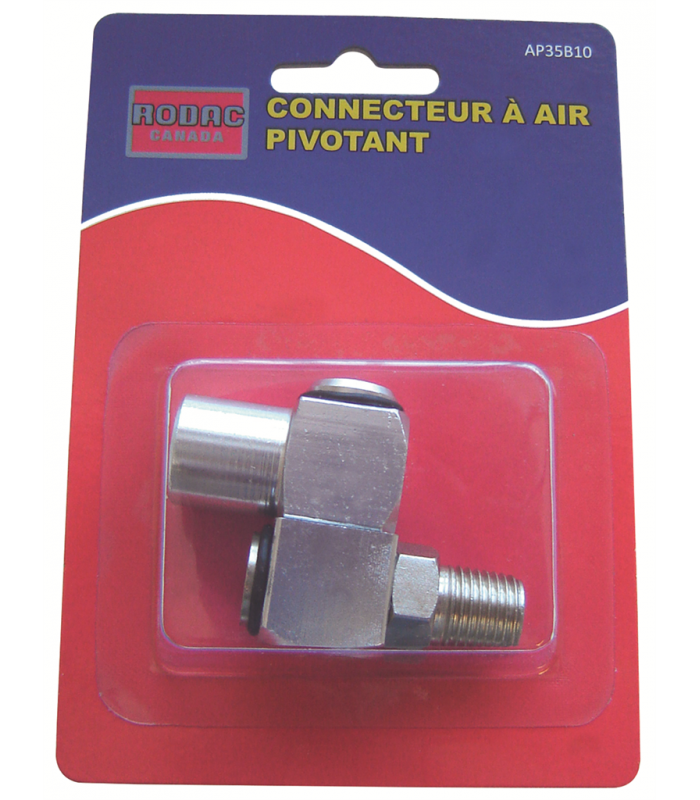 Connecteur à air pivotant 1/4 NPT de Rodac Canada