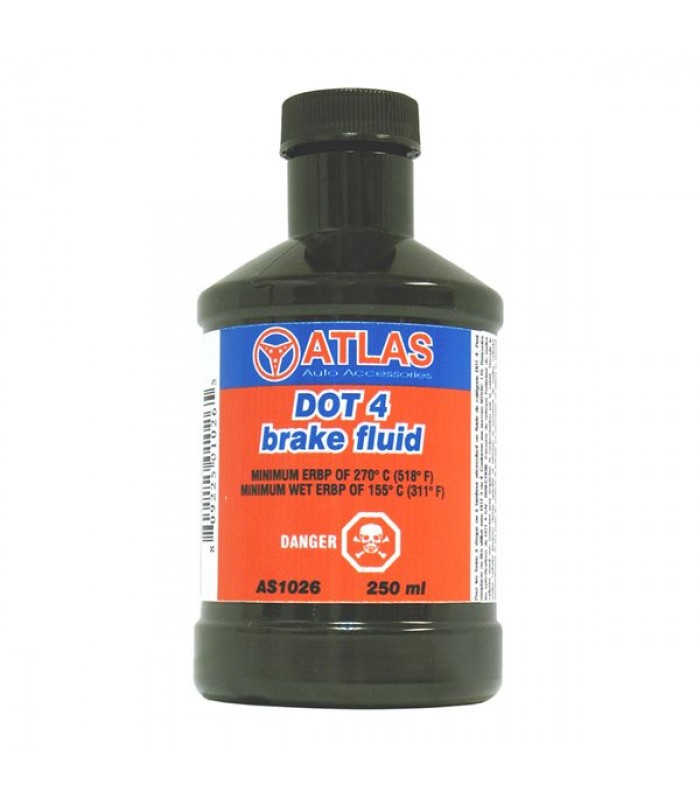 ATLAS AUTO SERVICE DOT 4 Brake Fluid 250ml