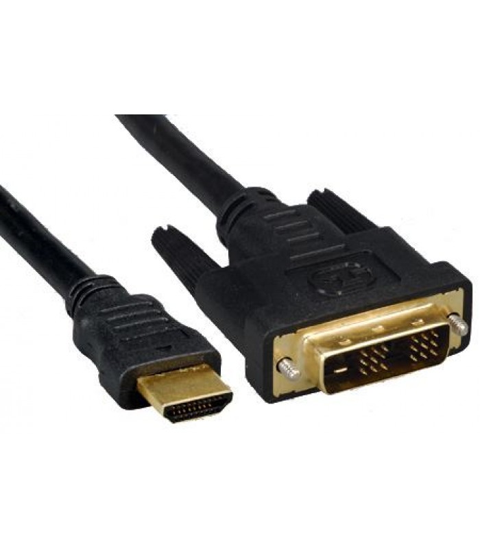 Câble HDMI à DVI 24+1 mâle à mâle 1.8m de TopSync