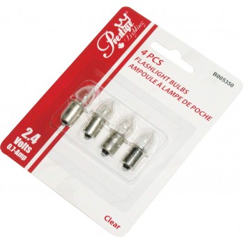 Ampoules pour lampe de poche 4 pièces 0.7A / 4.8V