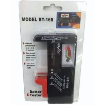 Vérificateur de piles AA AAA C D 9 Volt BT-168