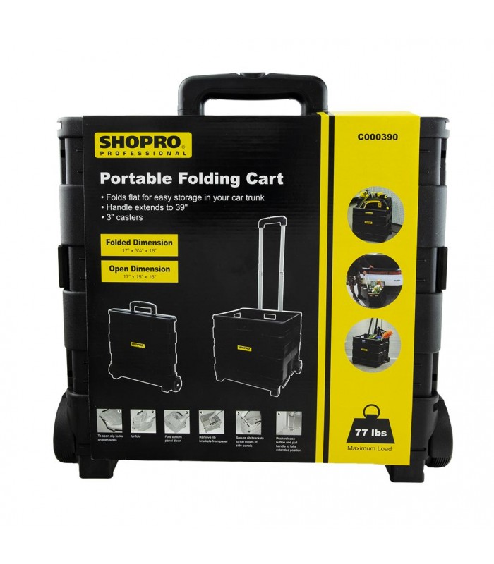 SHOPRO PackN Roll Folding Cart