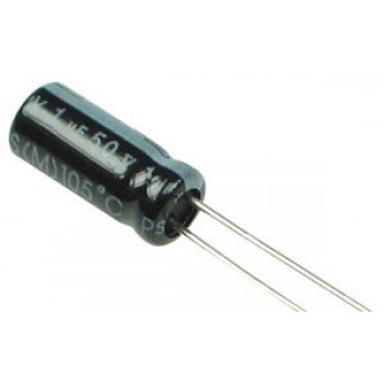 Capacitor Electrolytique Radial  50V/1uF - Pack of 10