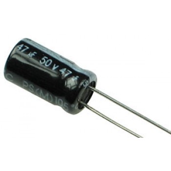 Capacitor Electrolytique Radial  50V/47uF - Pack of 10