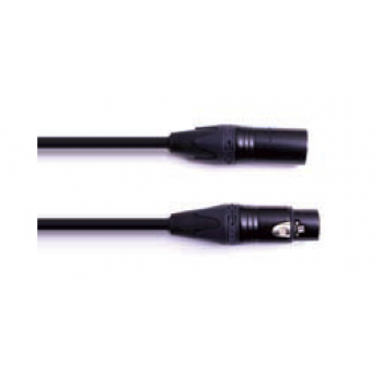 Digiflex Neutrik NC3FXX-BAG female XLR to NC3MXX-BAG male XLR with Canare L-4E6S Star Quad cable - 0.33m