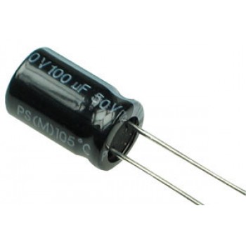 Capacitor Electrolytique Radial  50V/100uF - Pack of 10