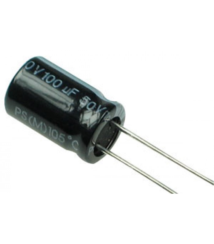 Capacitor Electrolytique Radial  50V/100uF - Pack of 10