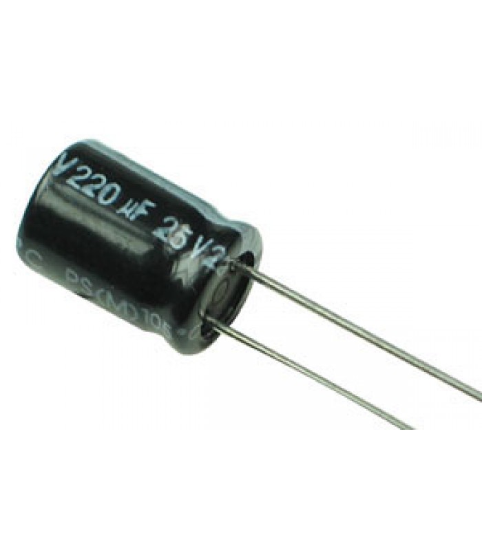 Capacitor Electrolytique Radial  16V/220uF - Pack of 10