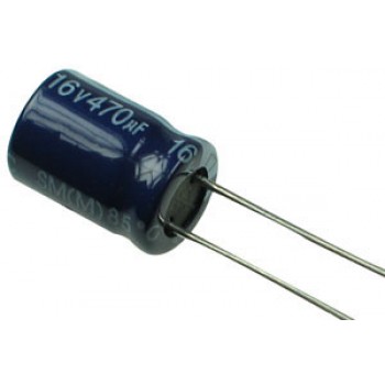 Capacitor Electrolytique Radial  16V/470uF - Pack of 10