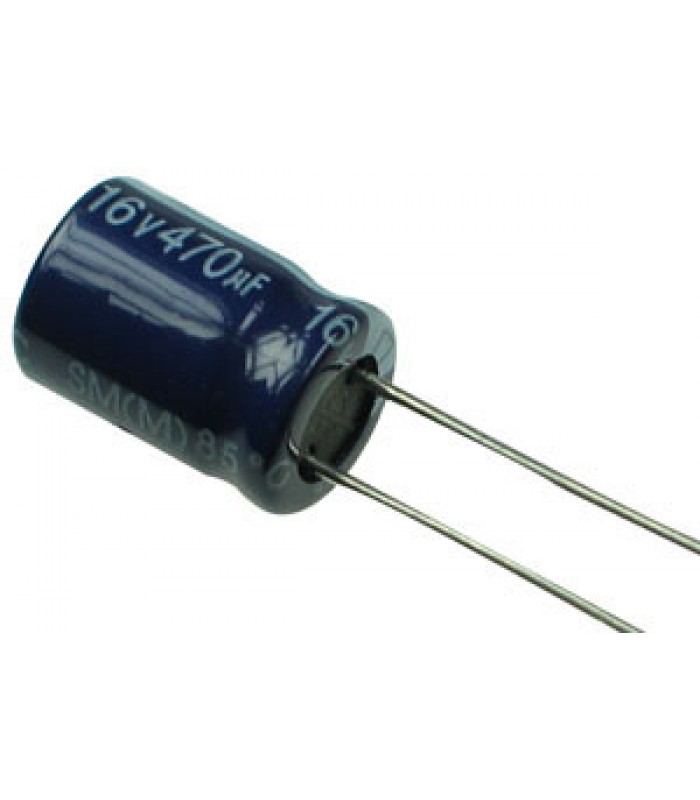 Capacitor Electrolytique Radial  16V/470uF - Pack of 10