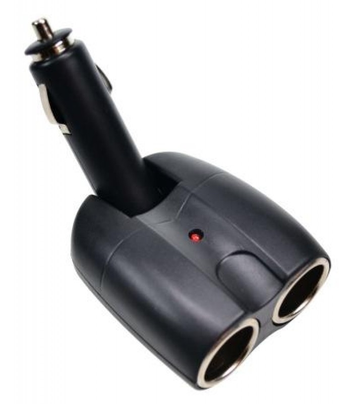 12 Volt Double Socket Adapter