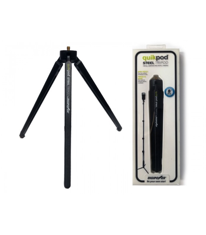 Digipower QuickPod steel table tripod & Selfie Tripod Expands to 8