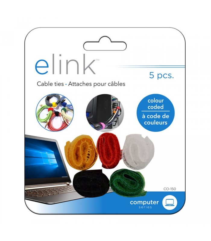 eLink Velcro Cable Ties 5 pack