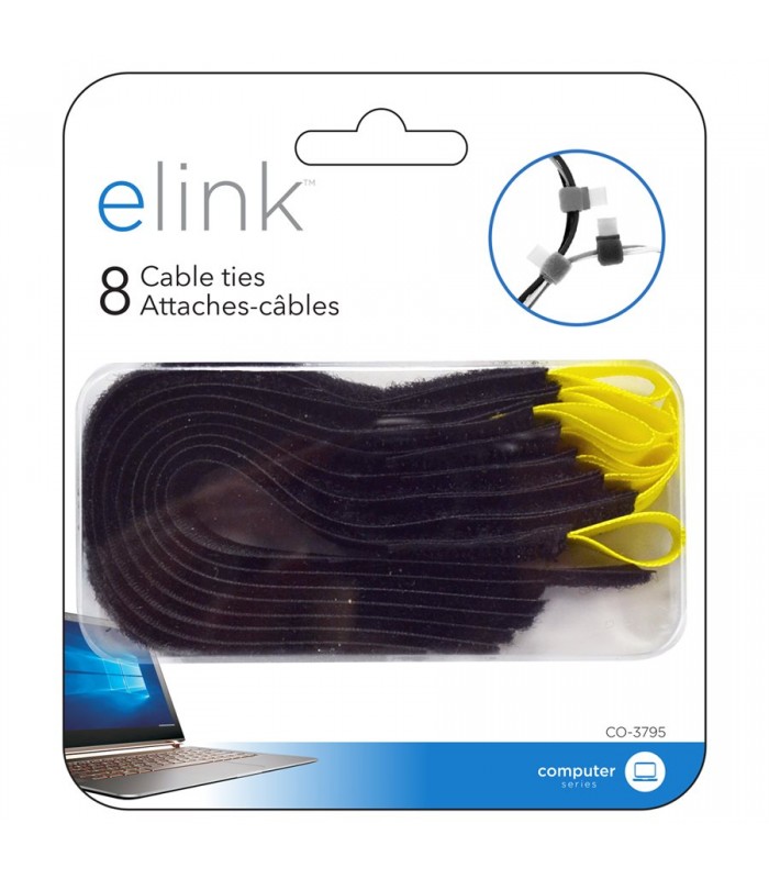 eLink Velcro Cable Ties 8 pack