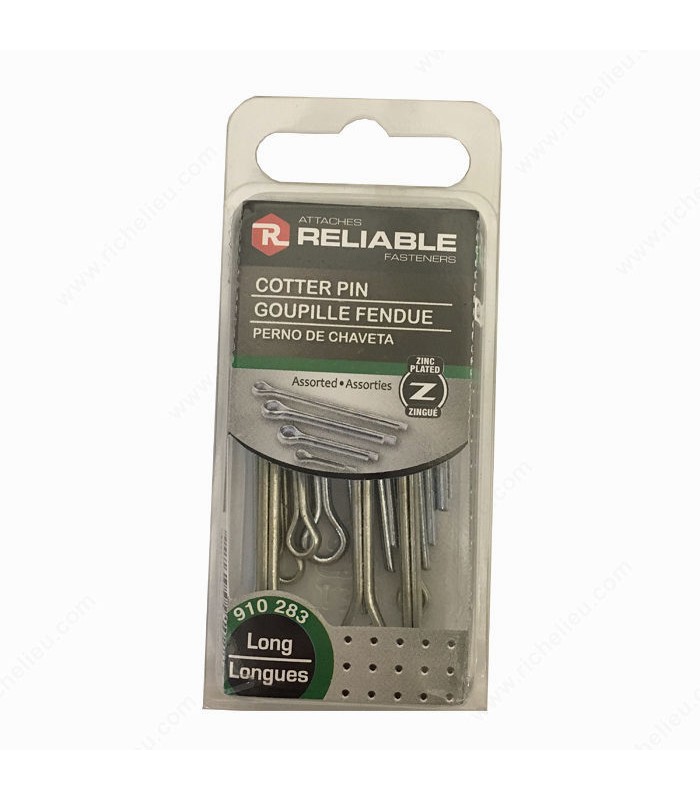 Reliable Fasteners Assortiment de goupilles - Paquet de 15