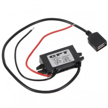 CPT DC 12V to DC USB 5V 15W 3A Converter Voltage Regulator