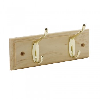 Support mural à 2 crochets