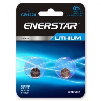 Enerstar Lithium Battery CR1220 - Pack of 2