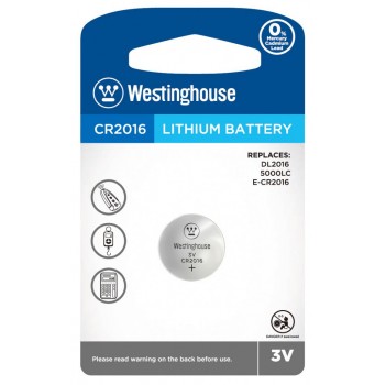 Westinghouse Lithium Battery CR2016