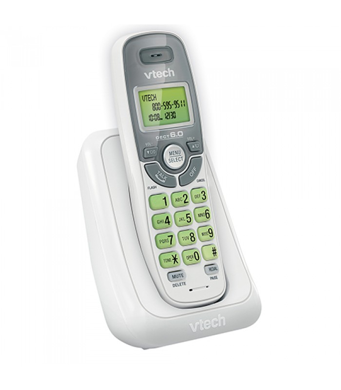 Téléphone sans fil à 1 combiné DECT 6.0 de Vtech - Blanc