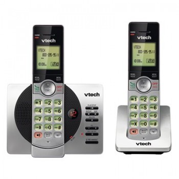 VTech DECT 6.0 Dual Handset Cordless Phone with Answering machine