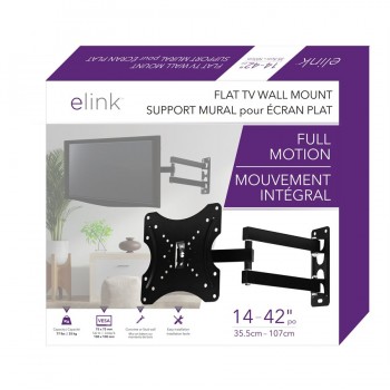 eLink 14"-42" Tilt Swivel TV Wall Mount