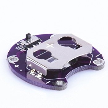 LilyPad Support de Pile et Interrupteur CR2032 pour Arduino