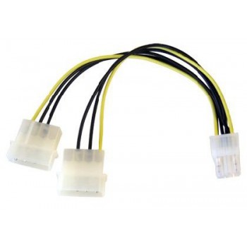 6in LP4 to 6 Pin PCI Express Video Card Power Cable Adapter