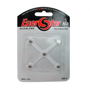 Batteries alcalines AG0 - Paquet de 5