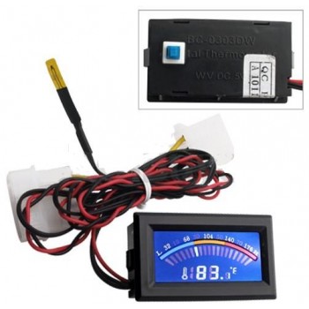 Digital Thermometer Temperature Meter Gauge PC MOD C/F