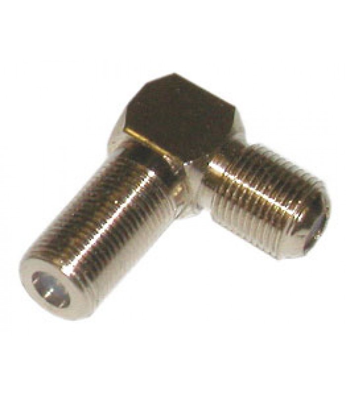 F female Right Angle to F Female Coax Adapters