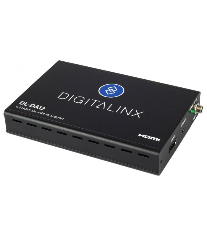 Digitalinx DL-DA12 one input to two output HDMI distribution amplifier