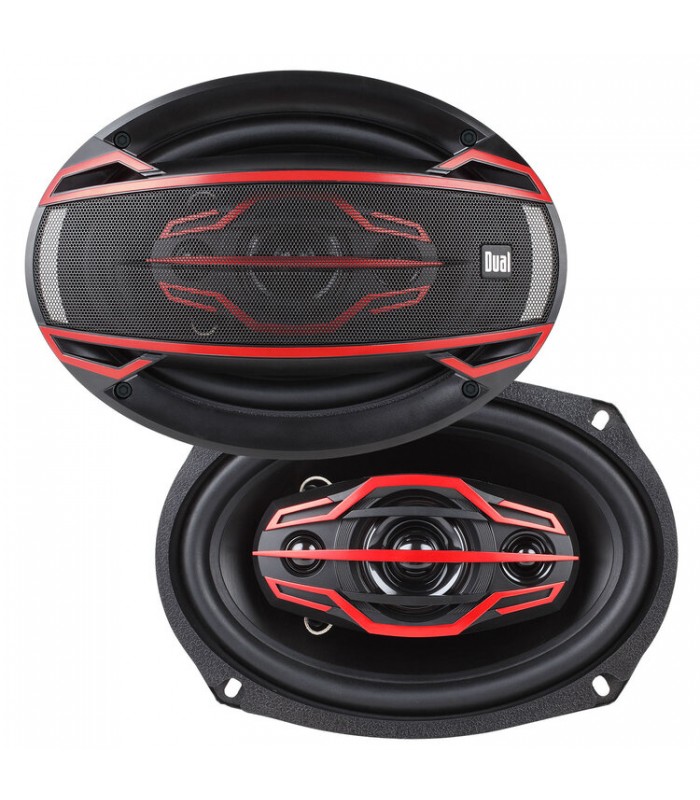 Dual Haut-parleur de voiture 4 voies 200W 6 x 9 po. - Paire