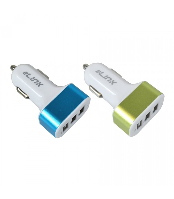 Adaptateur chargeur à 3 prises USB 5.1A de eLink