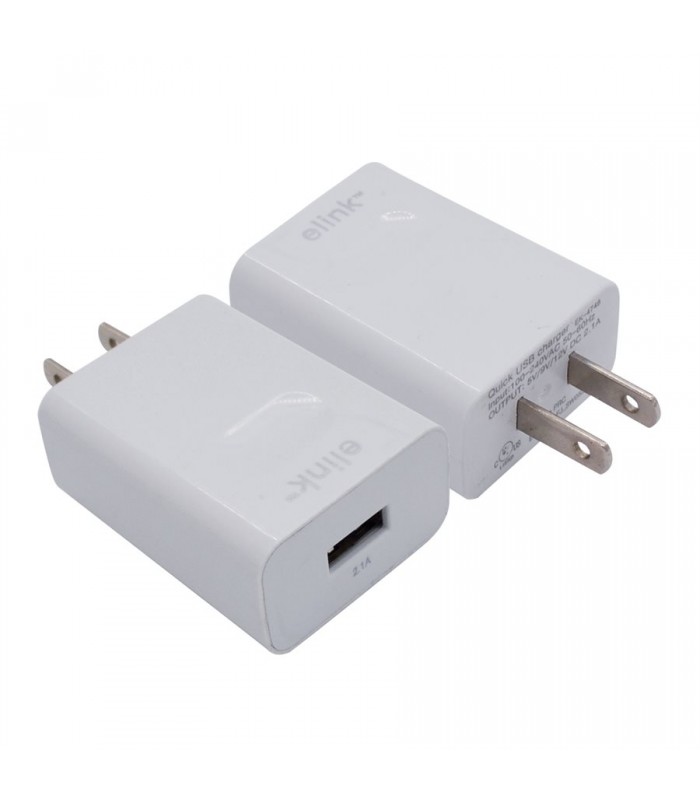 USB charger 2.1A with Quick Charge 2.0