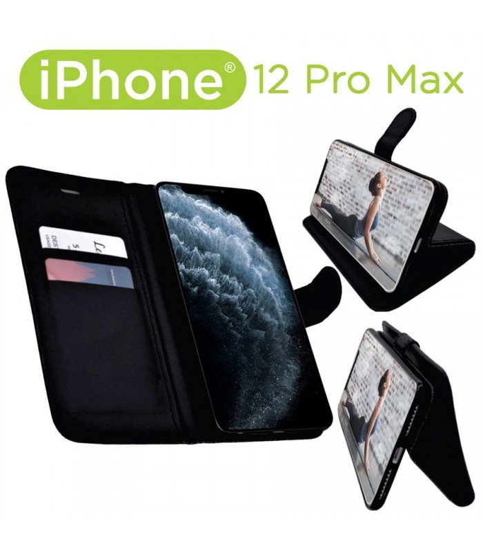 eLink Étui folio en similicuir pour iPhone 12 Pro Max