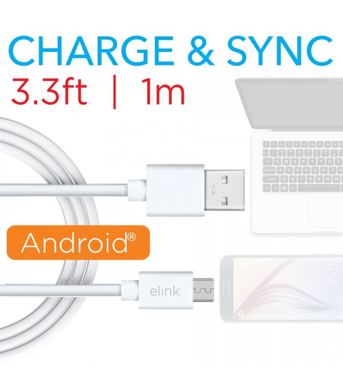 eLink 3.3ft USB to micro cable