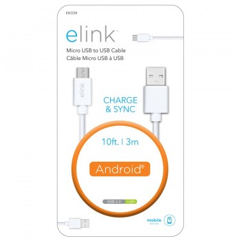 eLink Câble USB à Micro USB de 10 pi.