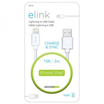 Câble USB à Lightning de 10 pi de eLink