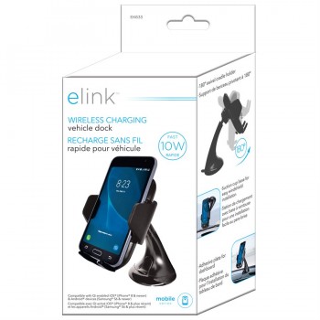 Recharge sans fil rapide pour véhicule avec support de eLink