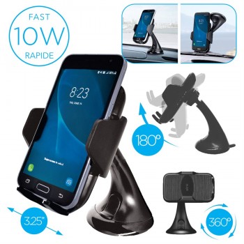 Recharge sans fil rapide pour véhicule avec support de eLink