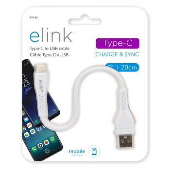 eLink 8'' (20 cm) Type-C to USB cable
