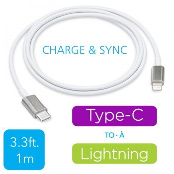 eLink 3.3 ft. (1 m) USB type-C to Lightning