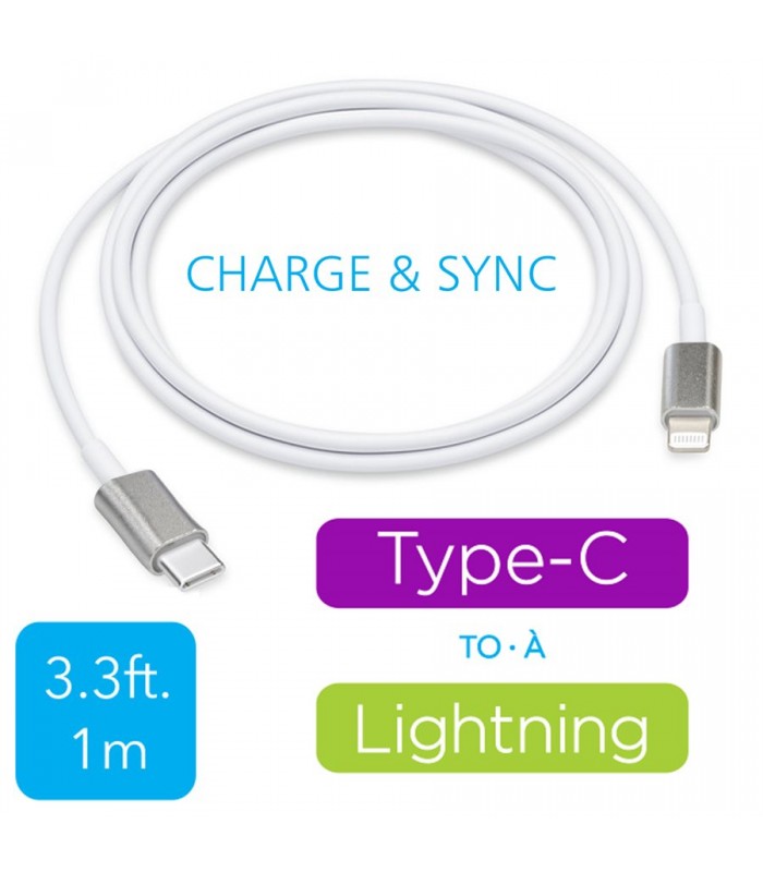 eLink 3.3 ft. (1 m) USB type-C to Lightning