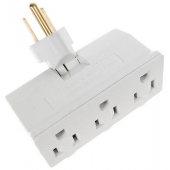 eLink 3 Grouded outlet swivel adaptor