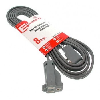 Heavy Duty Intdoor Extension Cord, 8-ft