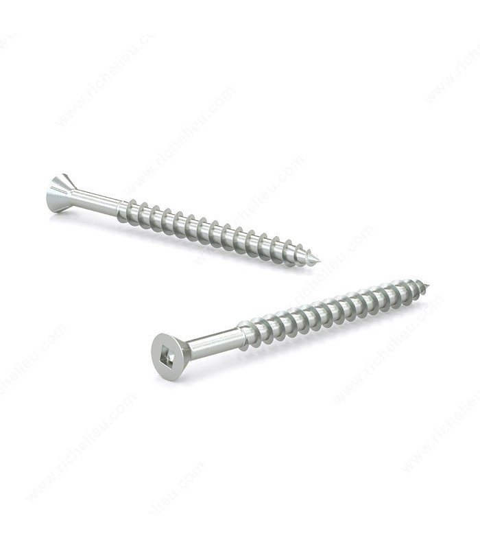 Reliable Fasteners Zinc-Plated Wood Screws 2-1/2 in. #8 - Jar of 225